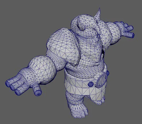 Character White Model