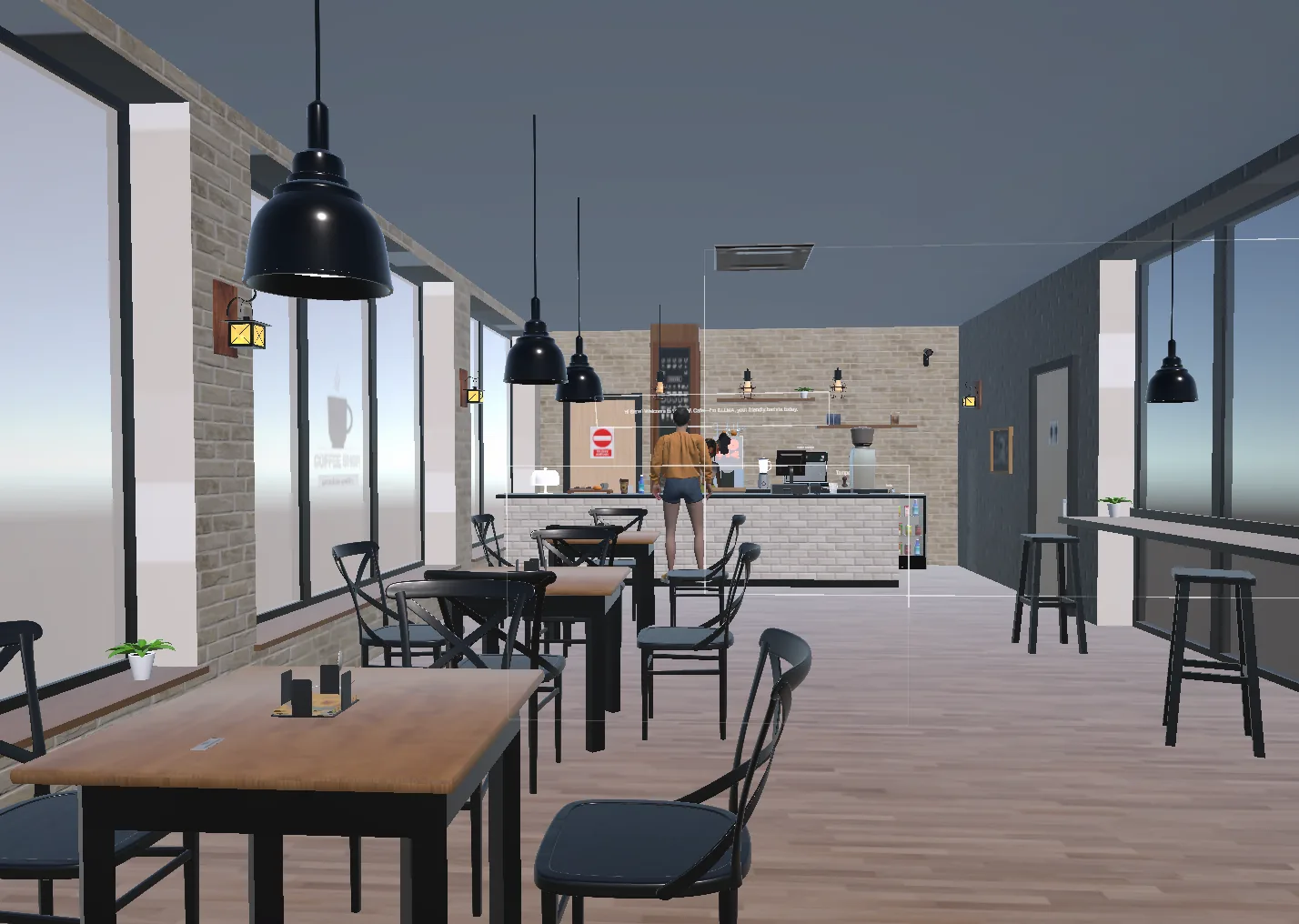 Cafe learning environment